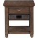 Oliver Brown Rectangular End Table