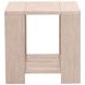 Sur Washed Ever Teak Outdoor Square End Table