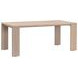 Sur Washed Ever Teak Outdoor 72" Rectangular Dining Table