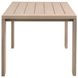 Sur Washed Ever Teak Outdoor 72" Rectangular Dining Table