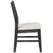 Sable Crest Black Upholstered Dining Chair Set of 2