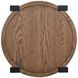 Kaysen Wallaby and Matte Black Round End Table