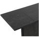 Sable Crest Black Extendable Drop Leaf Server