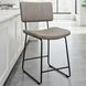 Tribeca Gray Upholstered Counter Height Stool
