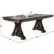Adrian Brown 60" Extendable Rectangular Dining Table