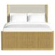 Sutton Brown and Gray Upholstered Bedroom Set