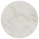 Sutton White and Dark Brown Round Marble Top Coffee Table
