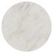 Sutton White and Natural Round Marble Top Occasional Table Set