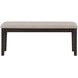 Harington Black 44" Upholstered Bench