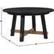 Aubrey Black 54" Round Dining Table