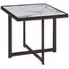 Kayley White Rectangular Sintered Stone Ocassional Table
