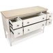 Echo Isles Sea Pearl and Driftwood 6 Drawer Sideboard