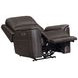 Easton Steamboat Brown Leather Zero Gravity Power Recliner with USB Charging