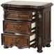 Bella Notte Brown Upholstered Sleigh Bedroom Set with USB Charging