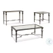 Lido Burnished Bronze Square End Table