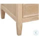 Bristol Park Whitewashed Oak Wood Open Nightstand