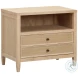 Bristol Park Whitewashed Oak Wood Large Nightstand