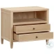 Bristol Park Whitewashed Oak Wood Large Nightstand