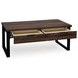 Wickman Falls Dark Brown Rectangular Cocktail Table