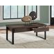 Wickman Falls Dark Brown Rectangular Cocktail Table