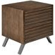 Zest Cream and Brown Upholstered Framed Panel Bedroom Set