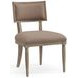 Reforma Brown Upholstered Side Chair Set of 2