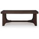 Korestone Dark Brown Rectangular Coffee Table