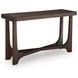 Korestone Dark Brown Rectangular Sofa Table