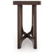 Korestone Dark Brown Rectangular Sofa Table