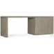 Blue Ridge Soft Smoked Gray 84" Desk with Lateral File Cabinet