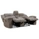Buster Cabot Stone 86" Manual Reclining Loveseat with Console and USB Charging