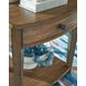 Burkbyer Brown Rectangular End Table