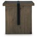 Kandinew Light Brown Square End Table