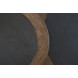 Dontayne Warm Brown and Dark Gray Round Cocktail Table