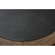 Dontayne Warm Brown and Dark Gray Round Cocktail Table