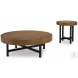 Steenlage Brown and Black Occasional Table Set