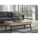 Craftsman Ridge Driftwood and Black Rectangular Sofa Table