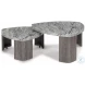 Surmour Gray and Brown Stacked Occasional Table Set