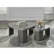 Surmour Gray and Brown Stacked Occasional Table Set