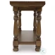 Sturlayne Brown Flip Top Sofa Table