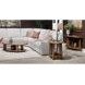 Tanner Tawny Brown Demilune Sofa Table