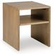 Ella Grove Rich Brown Rectangular End Table