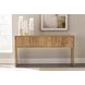 Ella Grove Rich Brown Rectangular Console Table