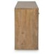 Ella Grove Rich Brown Rectangular Console Table