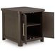 Breckington Dark Brown Rectangular End Table