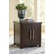 Breckington Dark Brown Rectangular End Table