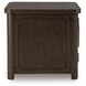 Breckington Dark Brown Rectangular End Table