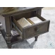 Veramond Dark Brown Square End Table