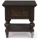 Veramond Dark Brown Square Occasional Table Set