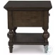 Veramond Dark Brown Square Occasional Table Set